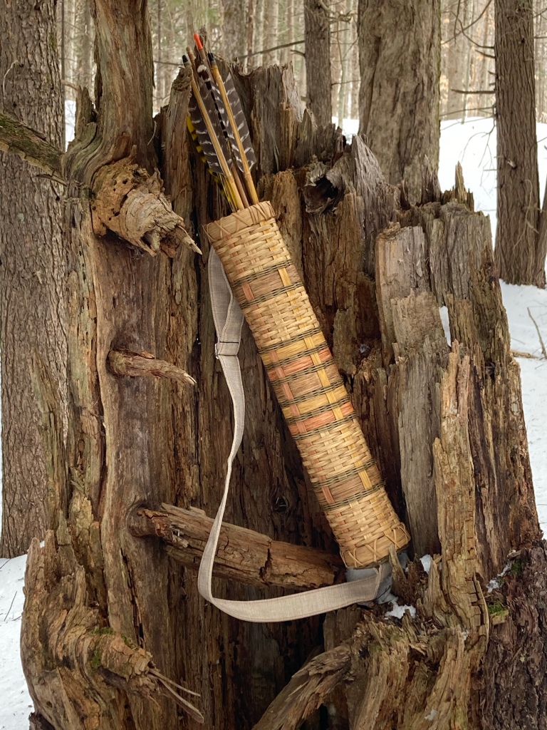 Woven Back Quiver, Handmade by Virginia Perry-Unger